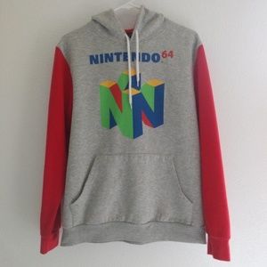 Nintendo 64 Mens Sweatshirt Hoodie Size Small.